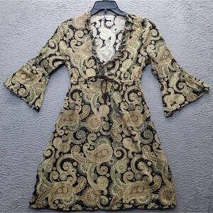 chinese dress ladies Mud Pie Aster Flounce Dress, Coral Floral, Small at Amazon Women's Clothing  store main image 1